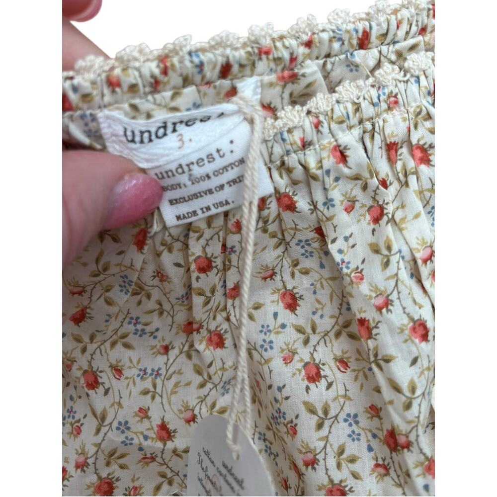 Undrest Charlotte Off-The-Shoulder Ruffle Nightie Fairy 🧚 Cottage Dress M Cotton - Picture 4 of 10